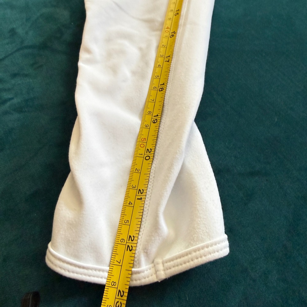 Vie Active White Macrame Crochet Side Leggings Small Athleisure Activewear‎ - Picture 7 of 9